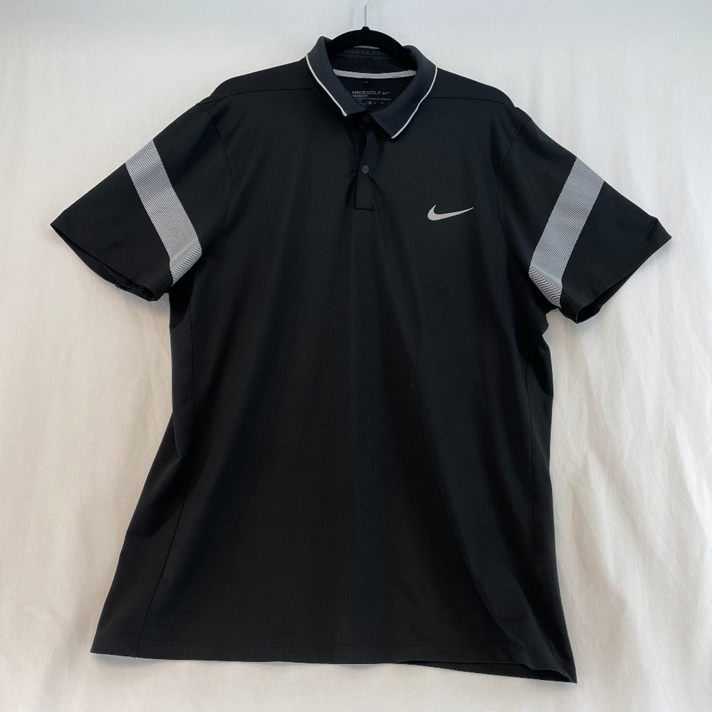 Nike Golf Polo Modern Fit Dri-Fit Golf Shirt Black Men’s Extra Large